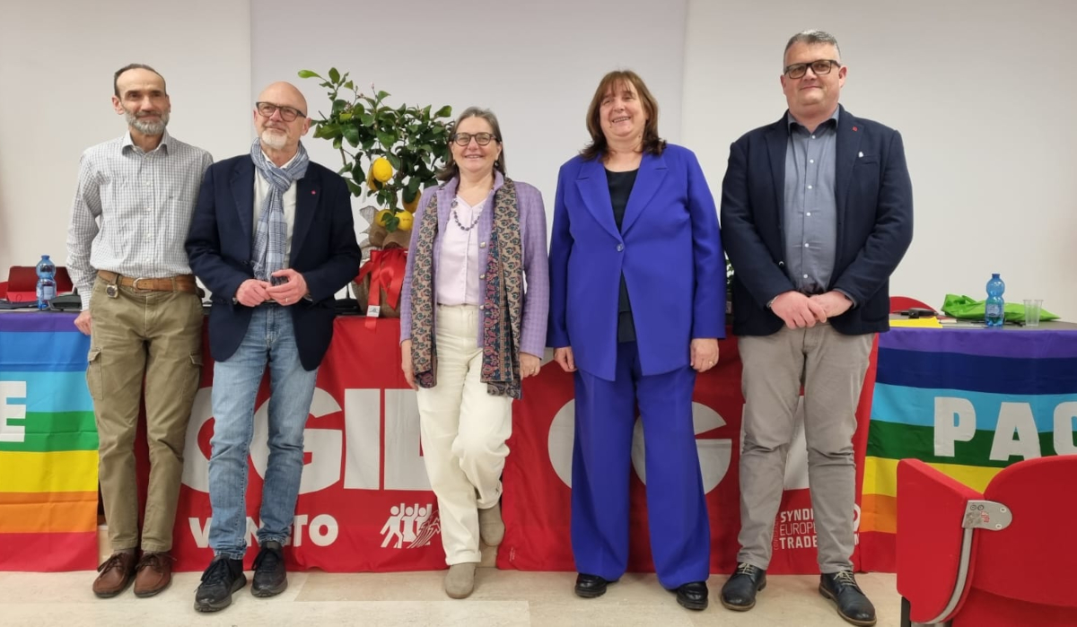La nuova segreteria Cgil Veneto